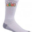 "Protesting Vegans" Vegetables Protest Signs Funny Picketing - Crew Socks Pair