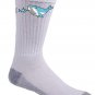 "Barnacle Beard" Humpback Whale & Sword Fish Marlin Barber - Crew Socks Pair