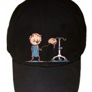 "Zombie Drip" Hospital Zombie Feeding Brain IV Tube - Black Adjustable Cap Hat
