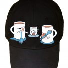"Muggers" Thug Mug Gang Stealing Teacup's Purse Funny - Black Adjustable Cap Hat