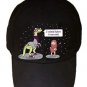 "Hipster Dino" Dinosaur Existed Before It Was Cool - Black Adjustable Cap Hat