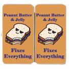 Peanut Butter & Jelly Fixes Everything Food - Womens Taiga Hinge Wallet Clutch
