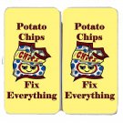 Potato Chips Fix Everything Food Humor - Womens Taiga Hinge Wallet Clutch