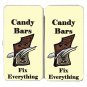 Candy Bars Fix Everything Food Humor Cartoon - Womens Taiga Hinge Wallet Clutch