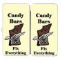 Candy Bars Fix Everything Food Humor Cartoon - Womens Taiga Hinge Wallet Clutch