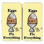 Eggs Fix Everything Food Humor Cartoon - Womens Taiga Hinge Wallet Clutch