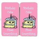 Birthday Cake Fixes Everything Food Humor - Womens Taiga Hinge Wallet Clutch