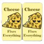 Cheese Fixes Everything Food Humor - Womens Taiga Hinge Wallet Clutch