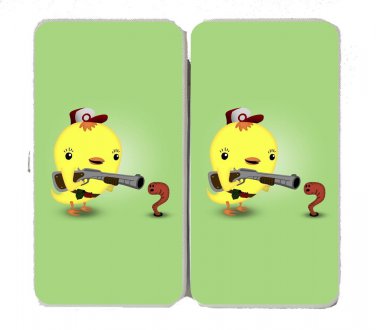 Early Bird Worm Hunter Funny Cute Animals - Womens Taiga Hinge Wallet Clutch