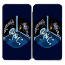 Space Pills Funny Astronaut Aliens Popping - Womens Taiga Hinge Wallet Clutch