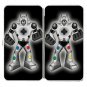 Playbot Funny Giant Robot Game Controller - Womens Taiga Hinge Wallet Clutch