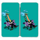 Mr. Giraffe Funny Wearing Suit on Bench - Womens Taiga Hinge Wallet Clutch