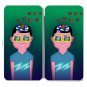 Day Dreaming Imagine Boy Artwork Cartoon - Womens Taiga Hinge Wallet Clutch