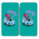 Ice Cream Truck Funny Ice Cream Cone Singing - Womens Taiga Hinge Wallet Clutch