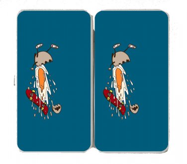 Egg Skate Funny Skateboard Fall Yoke Splatter - Womens Taiga Hinge Wallet Clutch