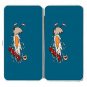 Egg Skate Funny Skateboard Fall Yoke Splatter - Womens Taiga Hinge Wallet Clutch