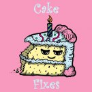Birthday Cake Fixes Everything Food Humor - Rectangle Refrigerator Magnet