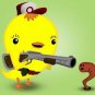 Early Bird Worm Hunter Funny Parody Cute Animals - Rectangle Refrigerator Magnet