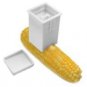 Corn on the Cob Fixes Everything Food Humor Cartoon - Vinyl Sticker