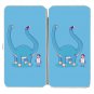 "Someone On Your Level" Dinosaur Painted Tail - Womens Taiga Hinge Wallet Clutch