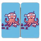 "Octosushi" Octopus Chef Tentacles Sushi Fun - Womens Taiga Hinge Wallet Clutch
