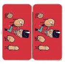"Nut Cracker" Soldier Doll Kicking Walnut - Womens Taiga Hinge Wallet Clutch
