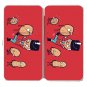 "Nut Cracker" Soldier Doll Kicking Walnut - Womens Taiga Hinge Wallet Clutch