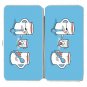 "Muggers" Thug Mug Stealing Teacup's Purse - Womens Taiga Hinge Wallet Clutch