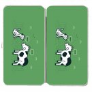 "Identity Crisis" Dalmatian Puppy & Cow Spots - Womens Taiga Hinge Wallet Clutch