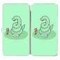 "Free Hugs" Funny Coiled Snake & Mouse Cute - Womens Taiga Hinge Wallet Clutch