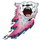 Bear Bolt Lightning Animal Cartoon Logo - Vinyl Sticker