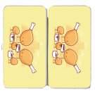 "Chicken Farm" Fried Legs & Nuggets w/ Sauce - Womens Taiga Hinge Wallet Clutch
