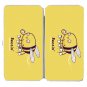 "Buzzin" Funny Bumblebee Bee Drinking Coffee - Womens Taiga Hinge Wallet Clutch