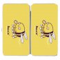 "Buzzin" Funny Bumblebee Bee Drinking Coffee - Womens Taiga Hinge Wallet Clutch