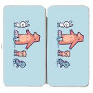 "Bear Hugs" Blood Covered Bear Free Hugs Fun - Womens Taiga Hinge Wallet Clutch