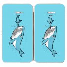 "Barnacle Beard" Whale & Sword Fish Barber - Womens Taiga Hinge Wallet Clutch