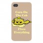 Corn on Cob Fixes Everything Food Humor - FITS iPhone 5 5s Plastic Snap On Case