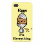 Eggs Fix Everything Food Humor - FITS iPhone 5 5s Plastic Snap On Case