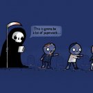 "Paperwork" Grim Reaper Funny Complain Zombies  - Rectangle Refrigerator Magnet