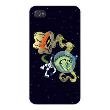Rockin Space Dinolizard Dinosaur Alien - FITS iPhone 5 5s Plastic Snap On Case