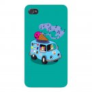 Ice Cream Truck Funny Cone Singing - FITS iPhone 5 5s Plastic Snap On Case