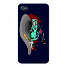 Dino Car Funny Dinosaur Lizard Cartoon - FITS iPhone 5 5s Plastic Snap On Case