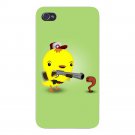 Early Bird Worm Hunter Funny Cute Animal - FITS iPhone 4 4s Plastic Snap On Case