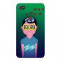 Day Dreaming Imagine Boy Guy w/ Birds - FITS iPhone 4 4s Plastic Snap On Case