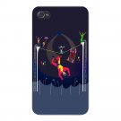 Acrobats at Circus Colorful Artwork - FITS iPhone 4 4s Plastic Snap On Case