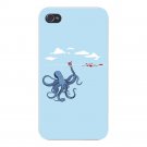 "Octotrap" Octopus Trick Lifeguard Humor - FITS iPhone 5 5s Plastic Snap On Case