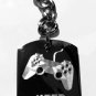 Keep Calm & Game On Video Game Controller - Metal Ring Key Chain Keychain