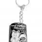"Have You Seen Deez Nutz?" Nuts Squirrel Funny - Metal Ring Key Chain Keychain