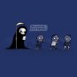 "Paperwork" Grim Reaper Complaining About Zombies in Graveyard - Vinyl Sticker
