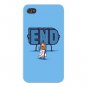 "The End Is Near" Doomsday Man Funny - FITS iPhone 5 5s Plastic Snap On Case